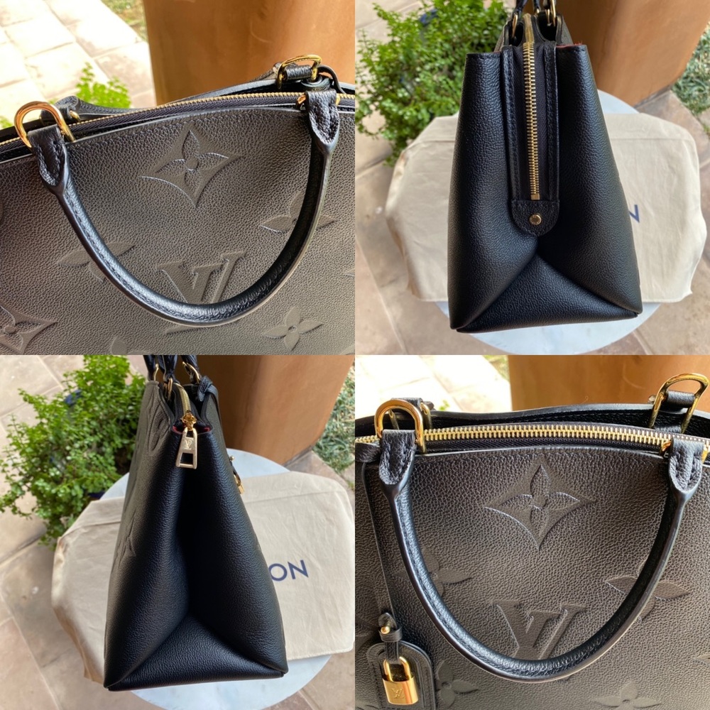 SOLD Louis Vuitton Grand Palais Black Empreinte Leather Tote - Picture 9 of 16